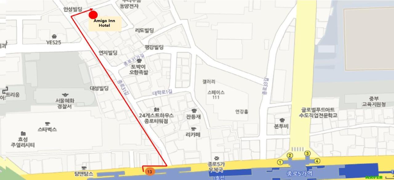 Amiga Inn Seoul Hotel Экстерьер фото